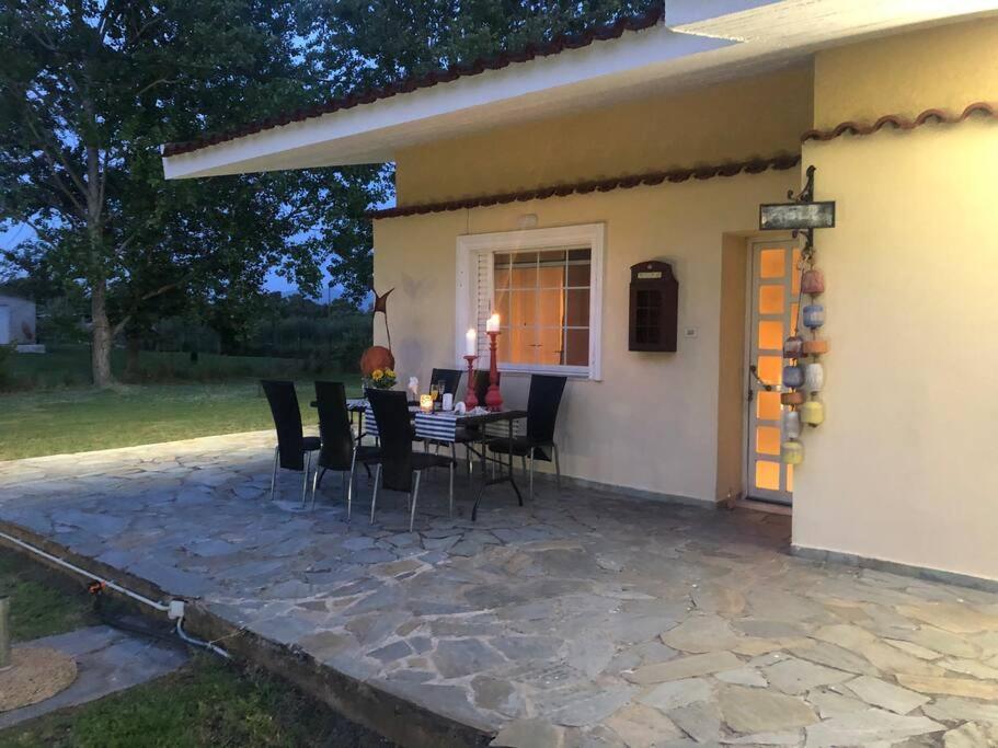 Villa Anastasia! In Strofylia Pine Forest!!! Manolas Bagian luar foto